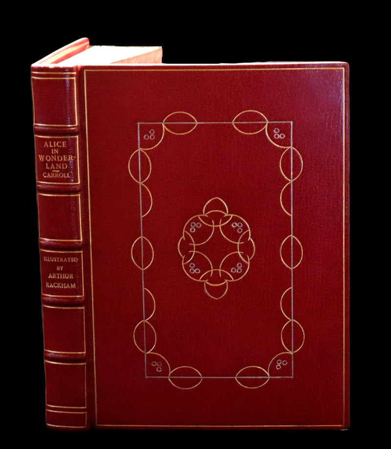 1909 Bayntun-Riviere Binding - Alice's Adventures in Wonderland, illustrated by Arthur Rackham with a poem by Austin Dobson.