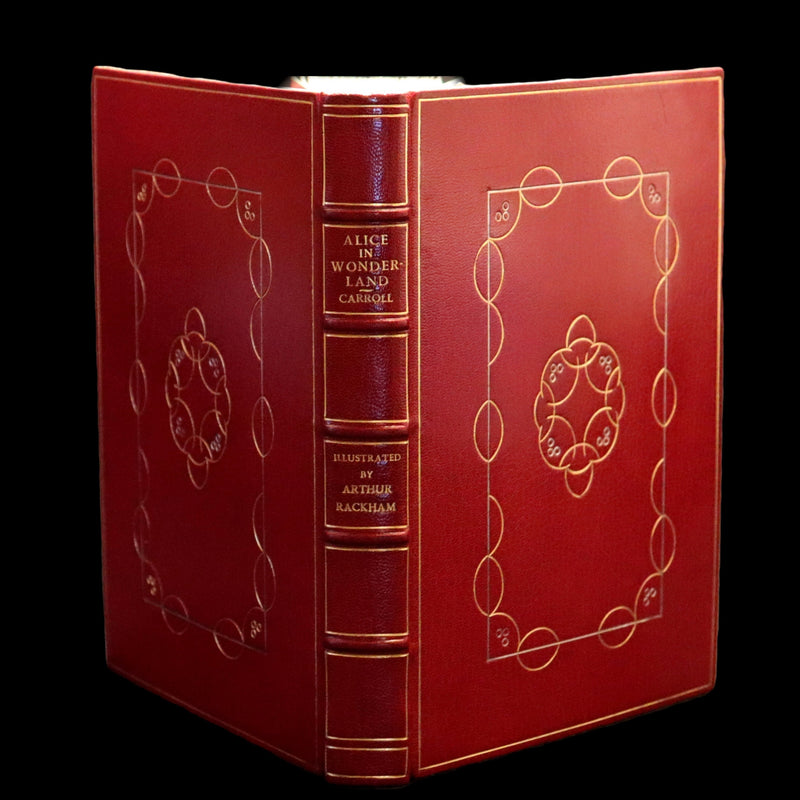 1909 Bayntun-Riviere Binding - Alice's Adventures in Wonderland, illustrated by Arthur Rackham with a poem by Austin Dobson.