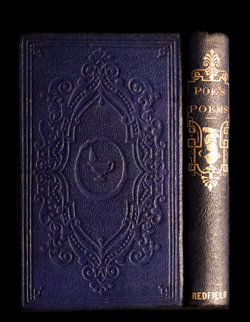 1859 Rare Book - The Poetical Works of EDGAR ALLAN POE with an Original Memoir.