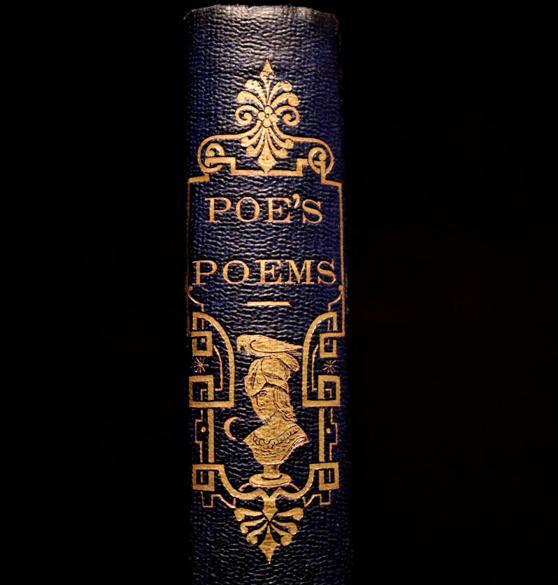 1859 Rare Book - The Poetical Works of EDGAR ALLAN POE with an Original Memoir.