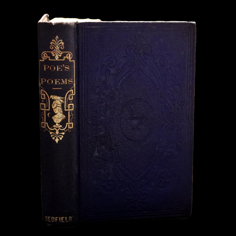 1859 Rare Book - The Poetical Works of EDGAR ALLAN POE with an Original Memoir.