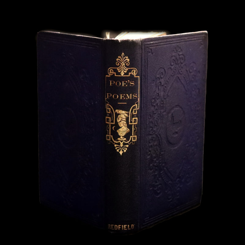 1859 Rare Book - The Poetical Works of EDGAR ALLAN POE with an Original Memoir.