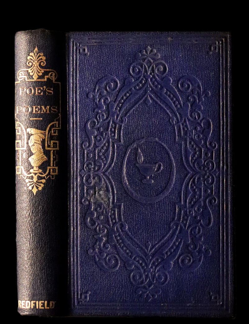 1859 Rare Book - The Poetical Works of EDGAR ALLAN POE with an Original Memoir.