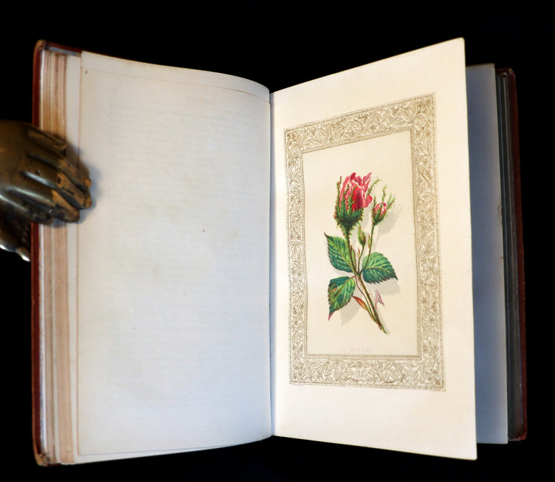 1870 Scarce Floriography Book ~ FLORA SYMBOLICA or The Language and Sentiment of Flowers by John Ingram.