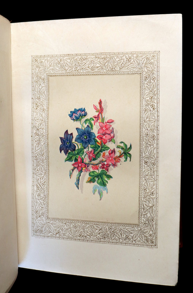 1870 Scarce Floriography Book ~ FLORA SYMBOLICA or The Language and Sentiment of Flowers by John Ingram.