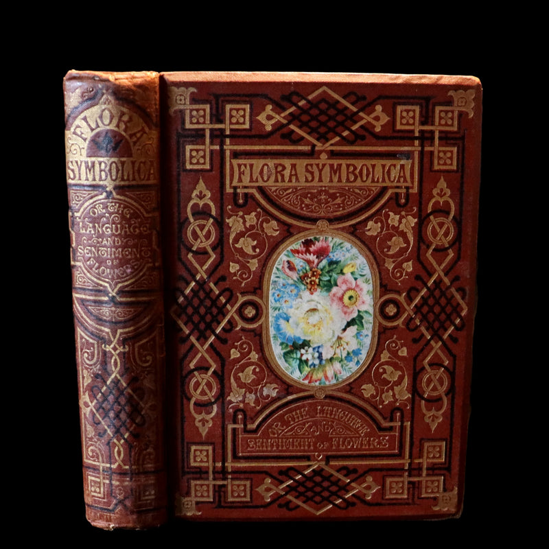 1870 Scarce Floriography Book ~ FLORA SYMBOLICA or The Language and Sentiment of Flowers by John Ingram.
