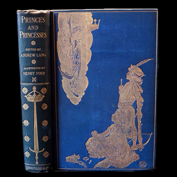 1908 Rare 1stEd Book - THE BOOK OF PRINCES & PRINCESSES by Mrs. Lang, editor Andrew Lang.