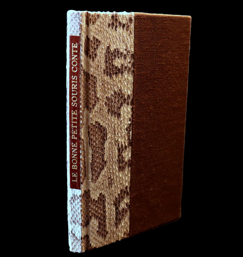 1832 Scarce half snakeskin binding by J. Franklin Mowery - Countess d'ANOIS - La Bonne petite souris - The Little Good Mouse.