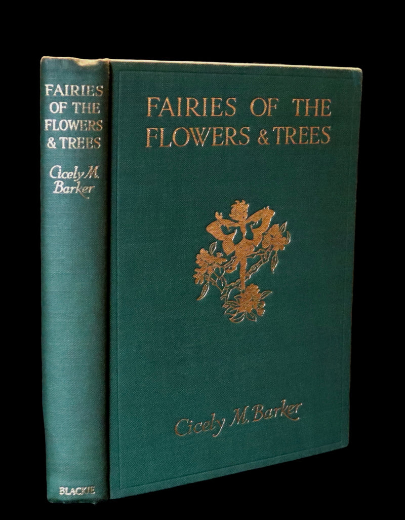 1950 Rare Cicely Mary Barker Book - FAIRIES OF THE FLOWERS AND TREES - 1st EDITION.