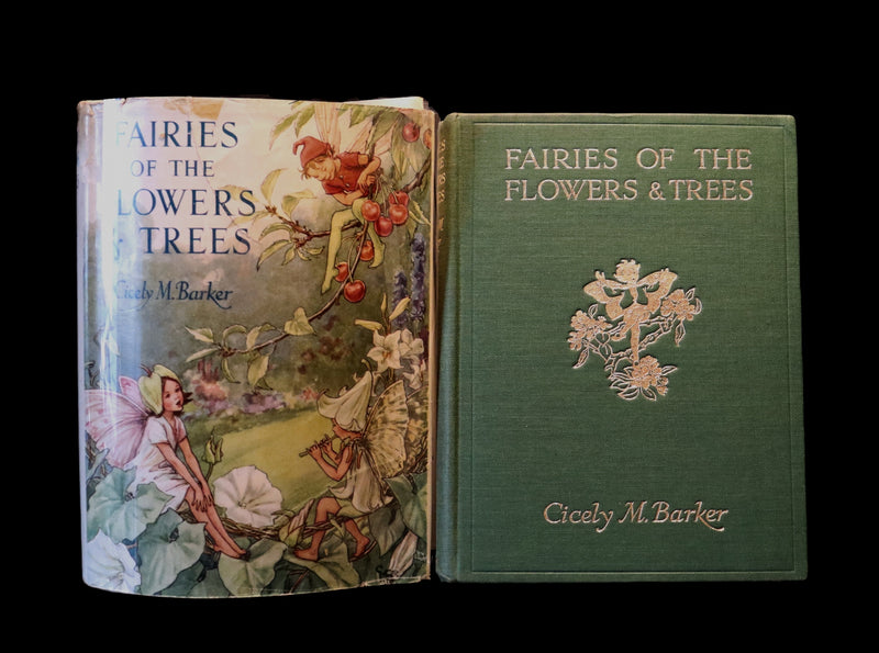 1950 Rare Cicely Mary Barker Book - FAIRIES OF THE FLOWERS AND TREES - 1st EDITION.