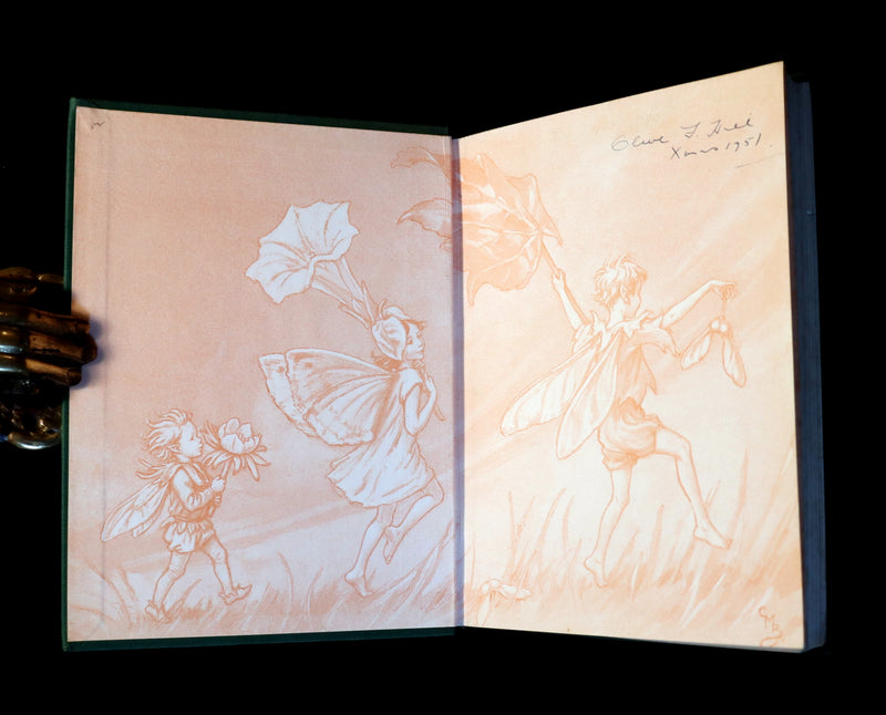 1950 Rare Cicely Mary Barker Book - FAIRIES OF THE FLOWERS AND TREES - 1st EDITION.