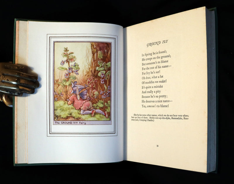 1950 Rare Cicely Mary Barker Book - FAIRIES OF THE FLOWERS AND TREES - 1st EDITION.