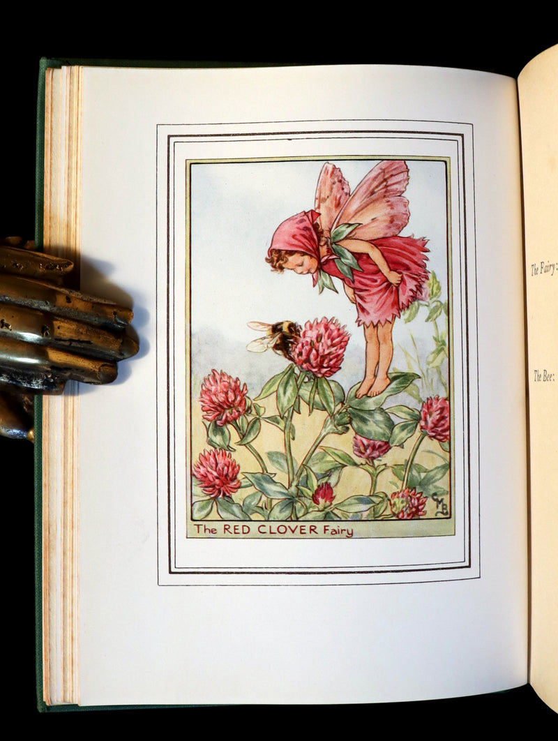 1950 Rare Cicely Mary Barker Book - FAIRIES OF THE FLOWERS AND TREES - 1st EDITION.