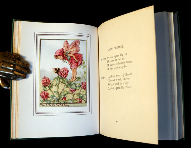 1950 Rare Cicely Mary Barker Book - FAIRIES OF THE FLOWERS AND TREES - 1st EDITION.