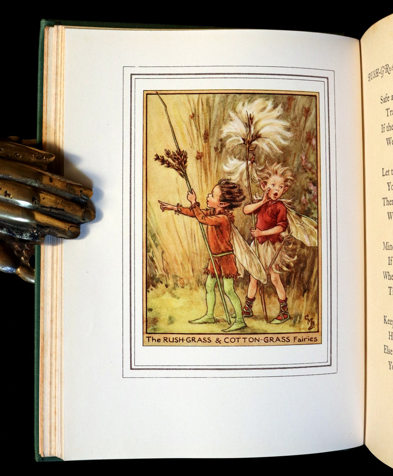 1950 Rare Cicely Mary Barker Book - FAIRIES OF THE FLOWERS AND TREES - 1st EDITION.