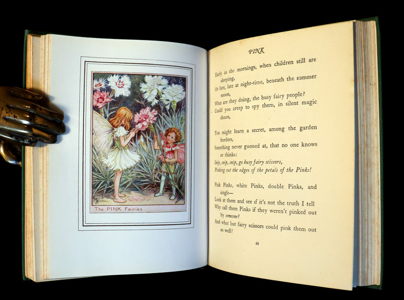 1950 Rare Cicely Mary Barker Book - FAIRIES OF THE FLOWERS AND TREES - 1st EDITION.