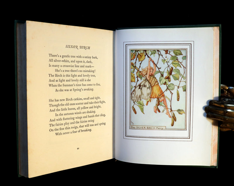 1950 Rare Cicely Mary Barker Book - FAIRIES OF THE FLOWERS AND TREES - 1st EDITION.