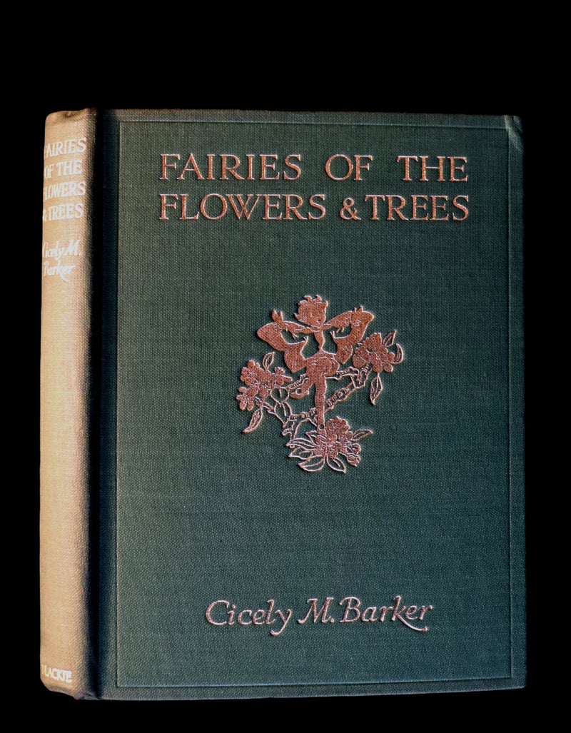 1950 Rare Cicely Mary Barker Book - FAIRIES OF THE FLOWERS AND TREES - 1st EDITION.