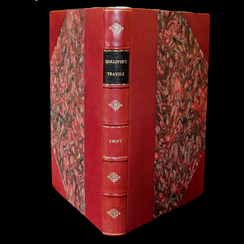 1870 Rare Victorian Book - GULLIVER's Travels Into Several Remote Nations of the World illustrated by Thomas Morten.