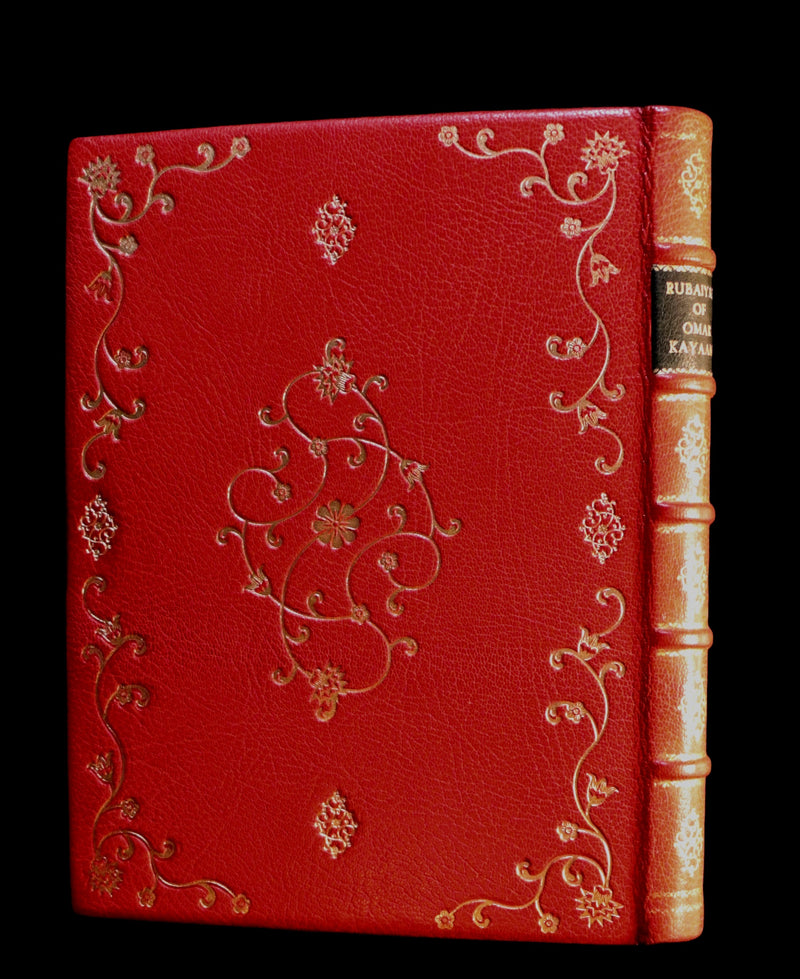 1930 Exquisite Binding - Rubaiyat of Omar Khayyam wonderfully Illustrated by Willy Pogany. 1st US EDITION.