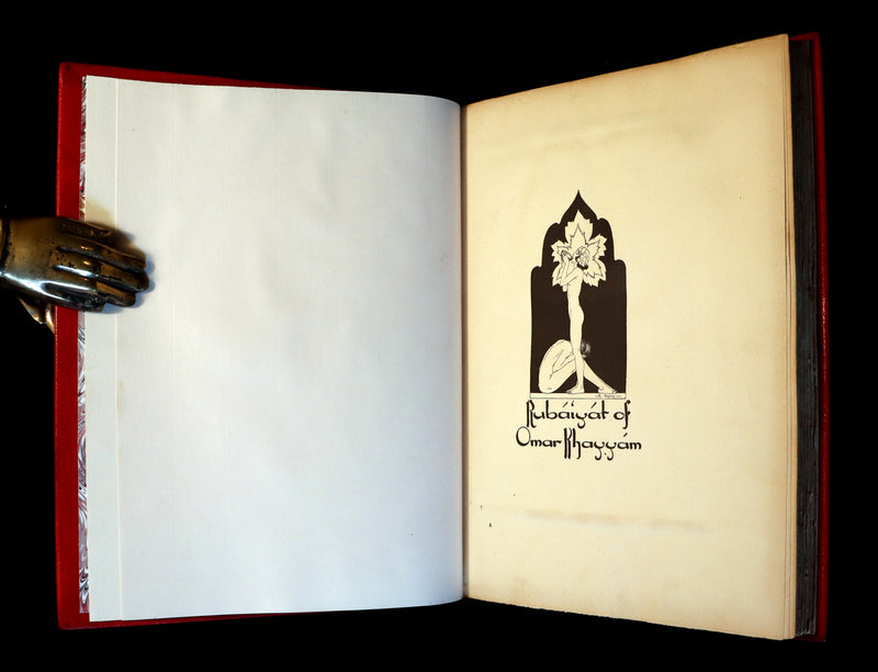 1930 Exquisite Binding - Rubaiyat of Omar Khayyam wonderfully Illustrated by Willy Pogany. 1st US EDITION.