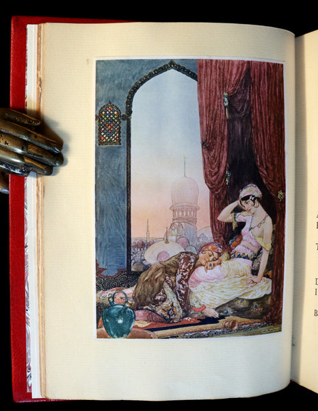 1930 Exquisite Binding - Rubaiyat of Omar Khayyam wonderfully Illustrated by Willy Pogany. 1st US EDITION.