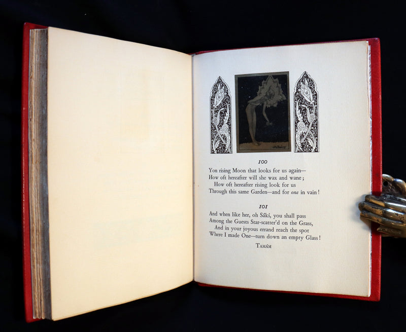 1930 Exquisite Binding - Rubaiyat of Omar Khayyam wonderfully Illustrated by Willy Pogany. 1st US EDITION.