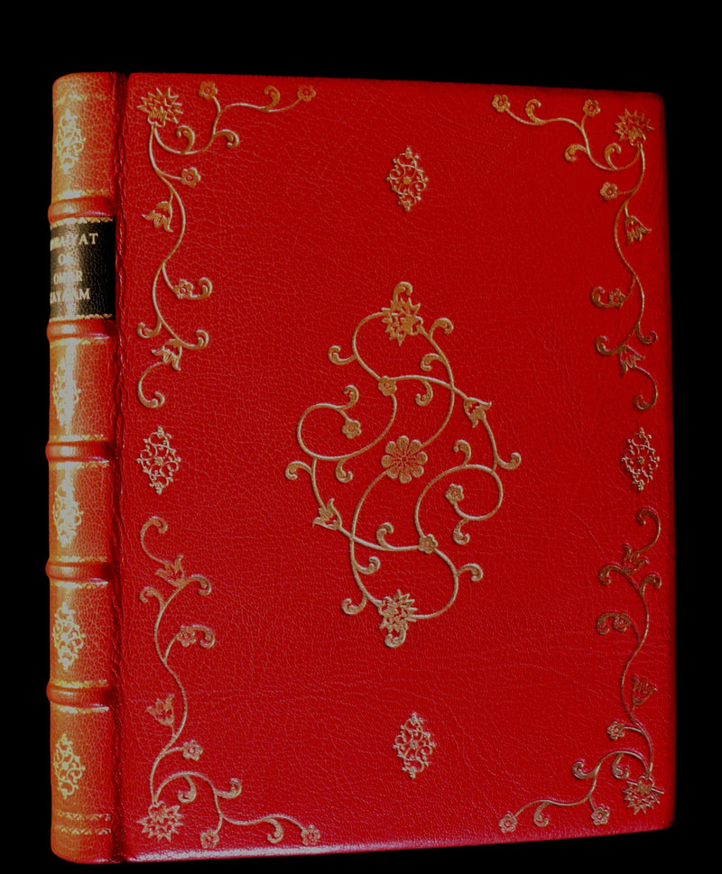 1930 Exquisite Binding - Rubaiyat of Omar Khayyam wonderfully Illustrated by Willy Pogany. 1st US EDITION.