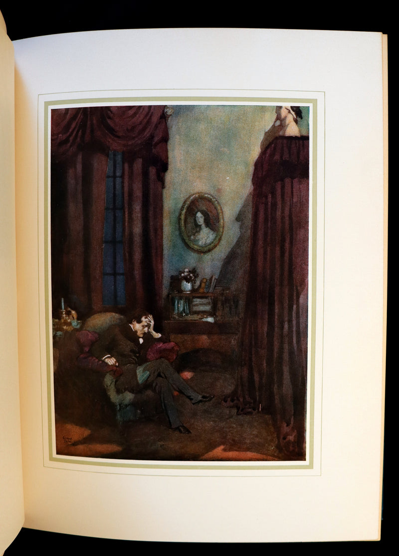 1910 First US Edition - The Poetical Works of Edgar Allan Poe Illustrated By Edmund Dulac.
