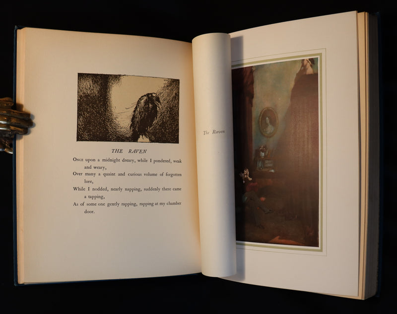 1910 First US Edition - The Poetical Works of Edgar Allan Poe Illustrated By Edmund Dulac.