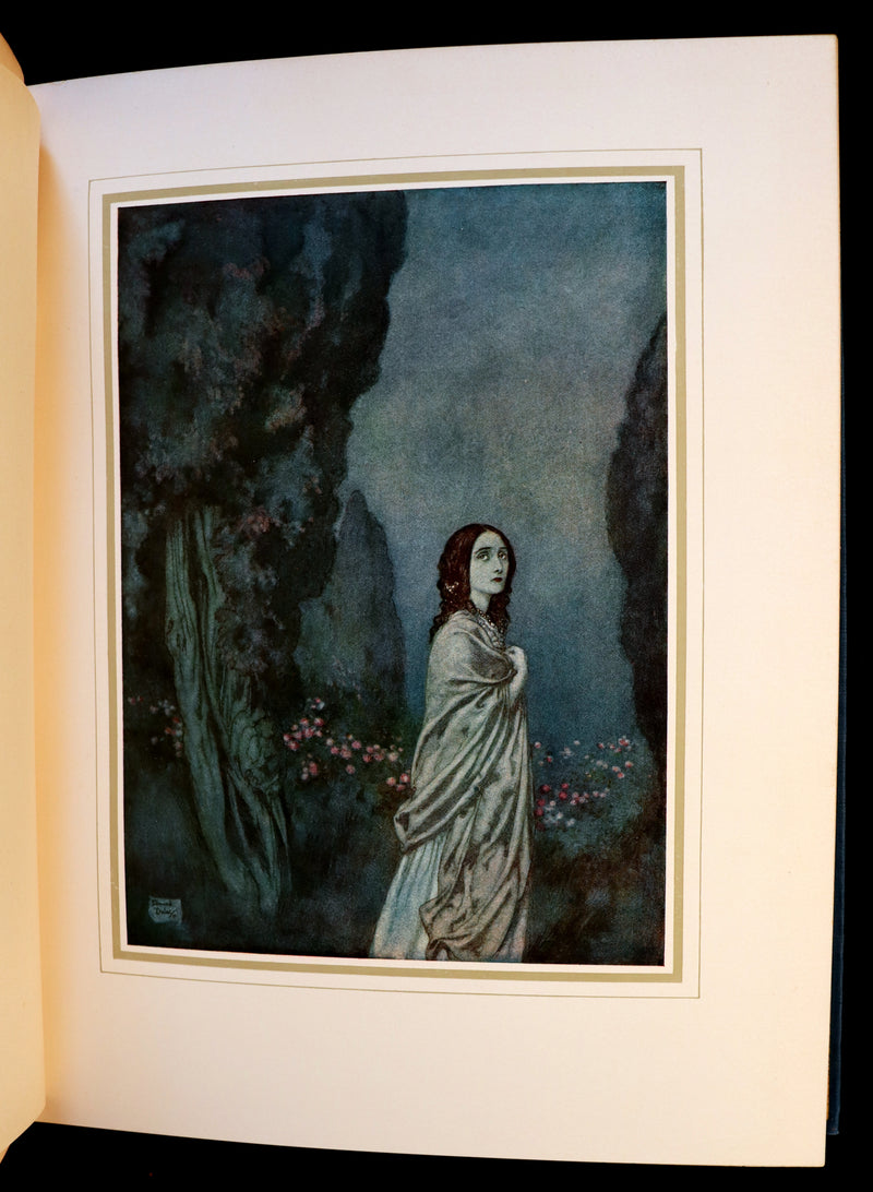 1910 First US Edition - The Poetical Works of Edgar Allan Poe Illustrated By Edmund Dulac.