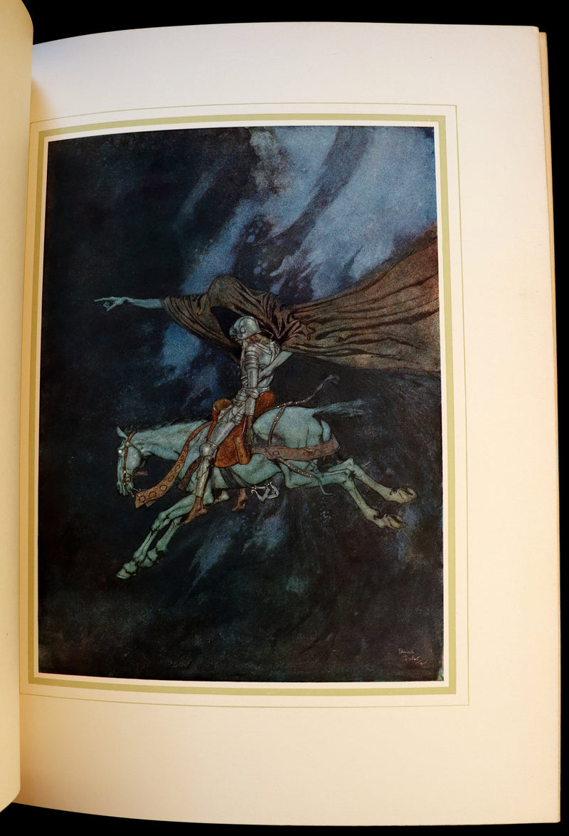 1910 First US Edition - The Poetical Works of Edgar Allan Poe Illustrated By Edmund Dulac.