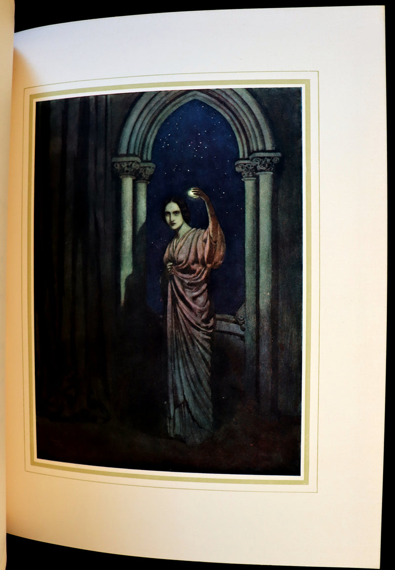 1910 First US Edition - The Poetical Works of Edgar Allan Poe Illustrated By Edmund Dulac.