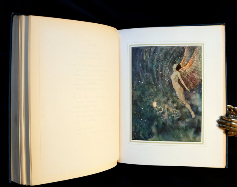 1910 First US Edition - The Poetical Works of Edgar Allan Poe Illustrated By Edmund Dulac.