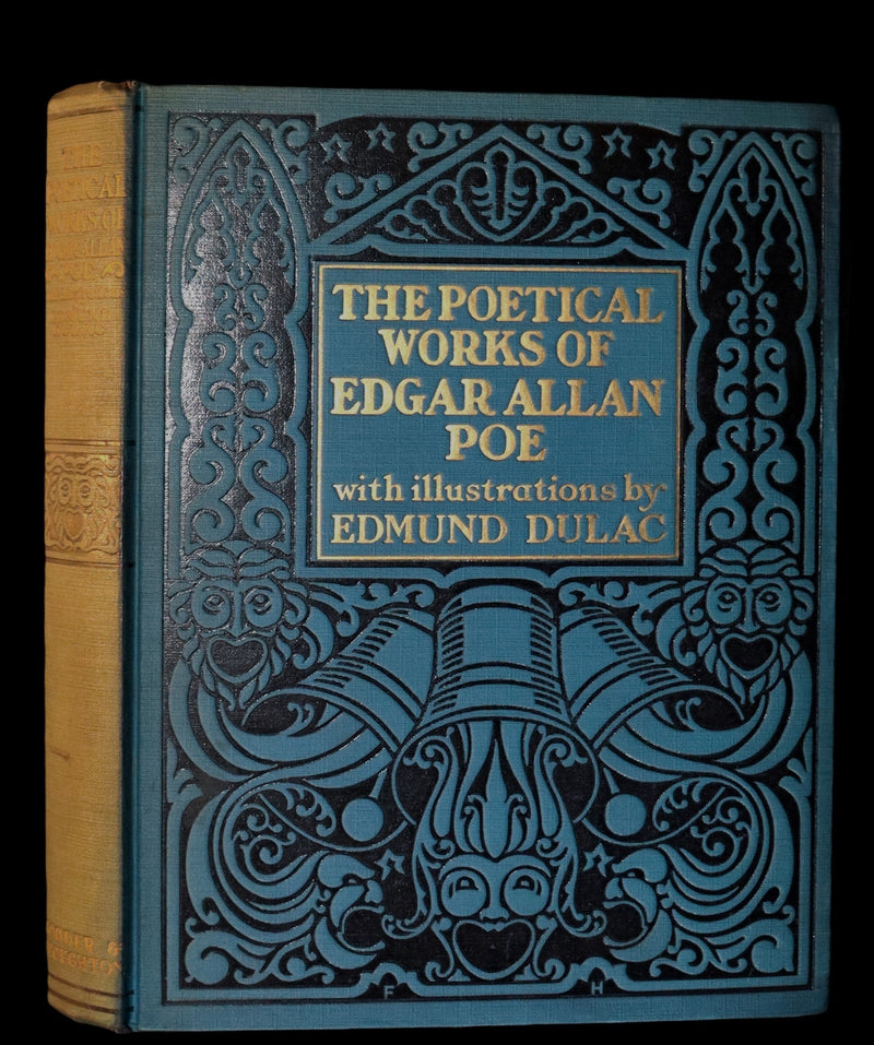 1910 First US Edition - The Poetical Works of Edgar Allan Poe Illustrated By Edmund Dulac.
