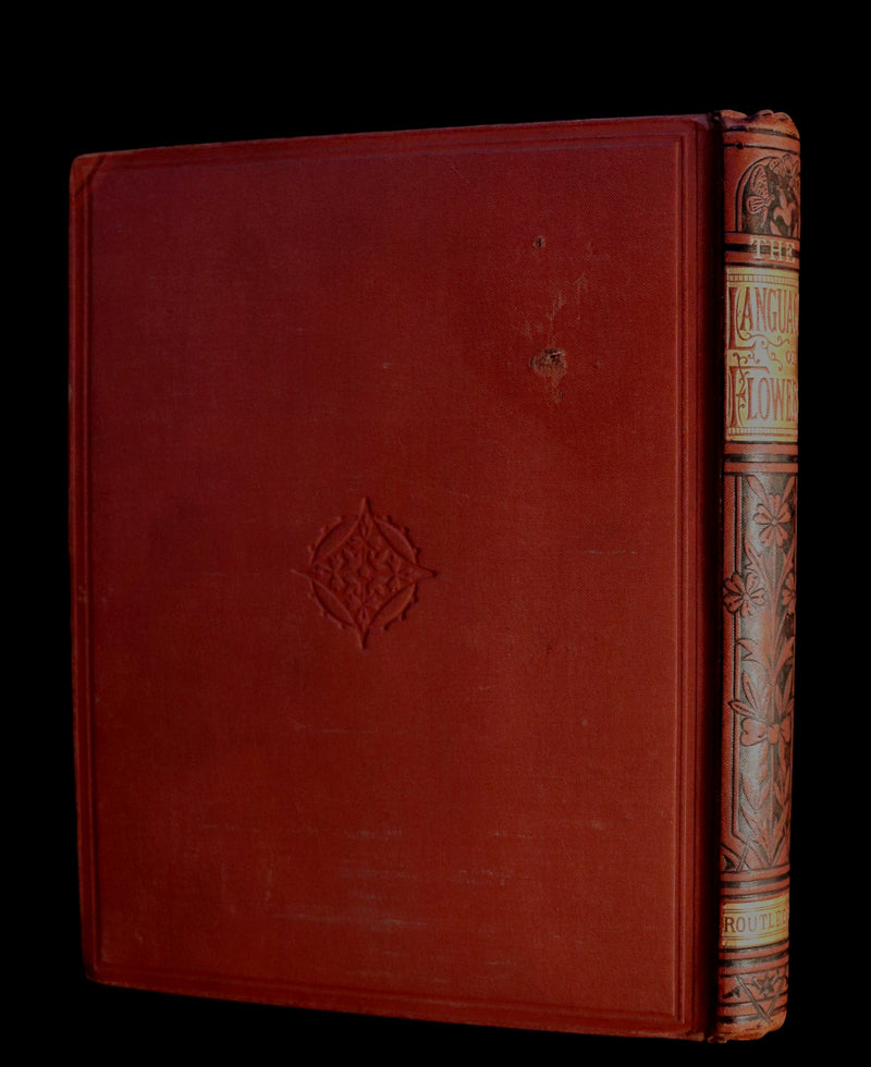 1870 Rare Victorian Floriography Book ~ The Language of Flowers or Floral Emblems by R. Tyas.