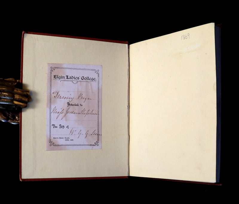 1870 Rare Victorian Floriography Book ~ The Language of Flowers or Floral Emblems by R. Tyas.