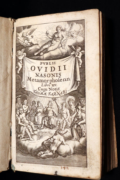 1649 Scarce Latin vellum Book - OVID's Metamorphoses - Publii Ovidii Nasonis Metamorphoseon libri XV.