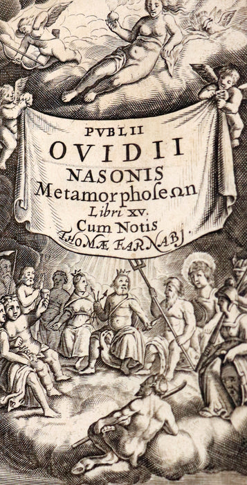 1649 Scarce Latin vellum Book - OVID's Metamorphoses - Publii Ovidii Nasonis Metamorphoseon libri XV.