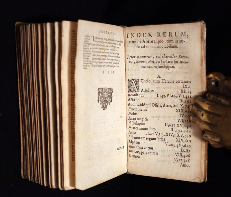 1649 Scarce Latin vellum Book - OVID's Metamorphoses - Publii Ovidii Nasonis Metamorphoseon libri XV.