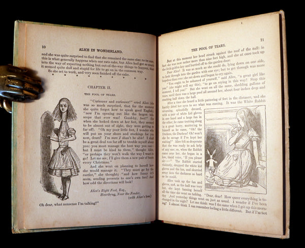 1900 Rare Book - Alice's Adventures in Wonderland by Lewis Carroll published by Donohue.