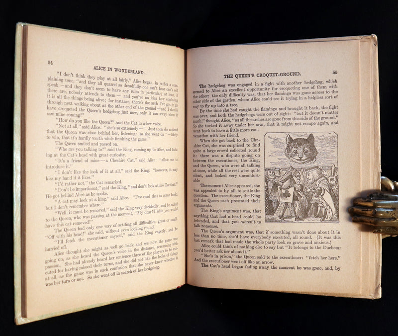 1900 Rare Book - Alice's Adventures in Wonderland by Lewis Carroll published by Donohue.