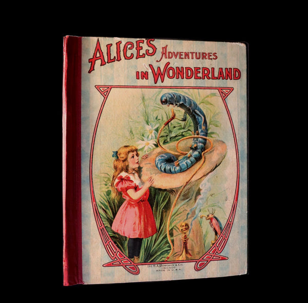 1900 Rare Book - Alice's Adventures in Wonderland by Lewis Carroll published by Donohue.