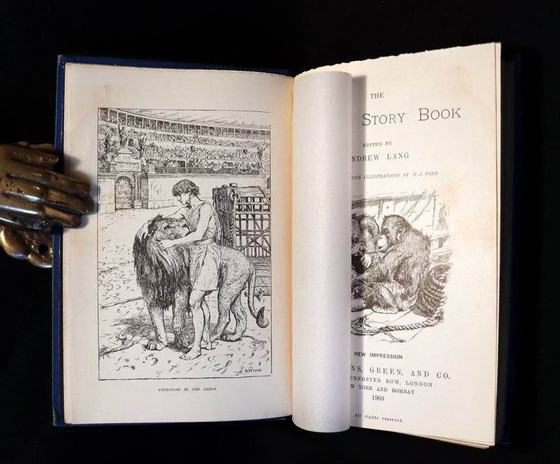 1903 Rare Book - The Animal Story Book by Andrew Lang Illustrated by H. J. FORD.