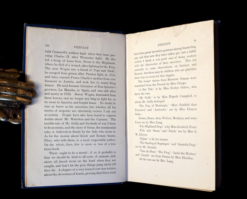 1903 Rare Book - The Animal Story Book by Andrew Lang Illustrated by H. J. FORD.