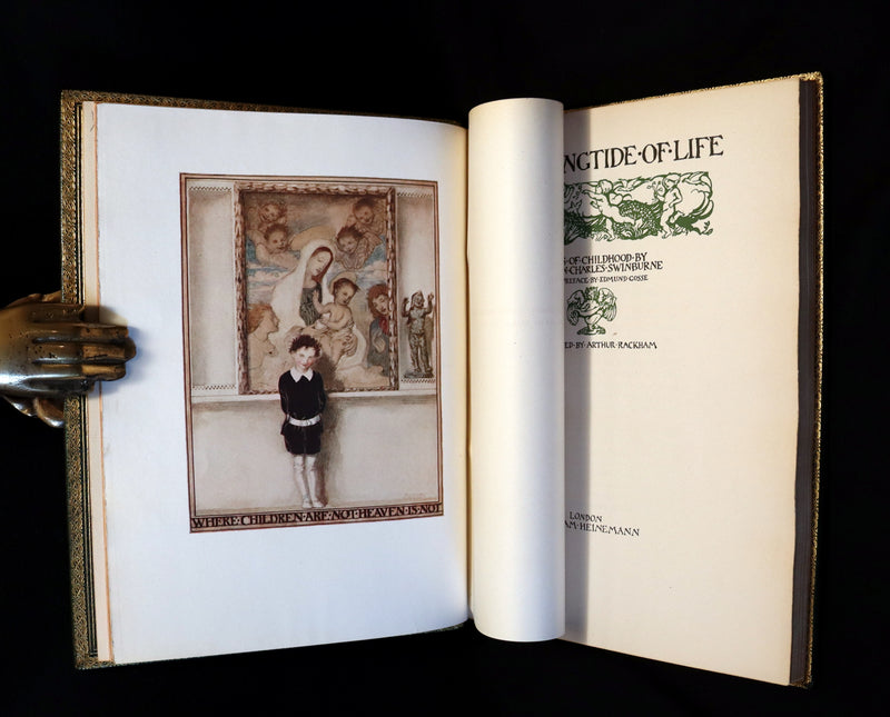 1918 Rare Book in a beautiful binding - The Springtide of Life illustrated by Arthur Rackham.