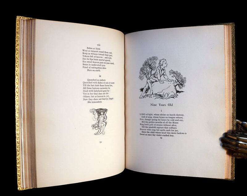 1918 Rare Book in a beautiful binding - The Springtide of Life illustrated by Arthur Rackham.