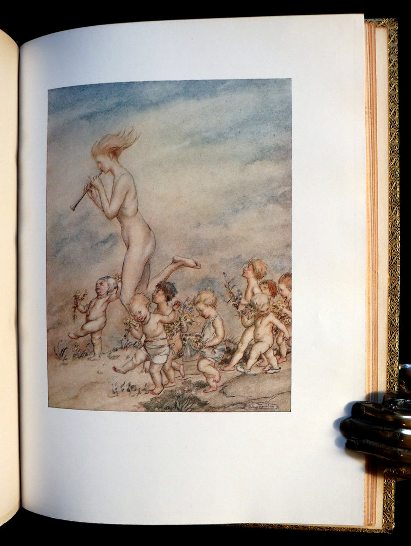 1918 Rare Book in a beautiful binding - The Springtide of Life illustrated by Arthur Rackham.