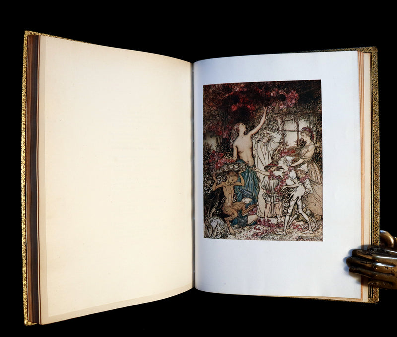 1918 Rare Book in a beautiful binding - The Springtide of Life illustrated by Arthur Rackham.