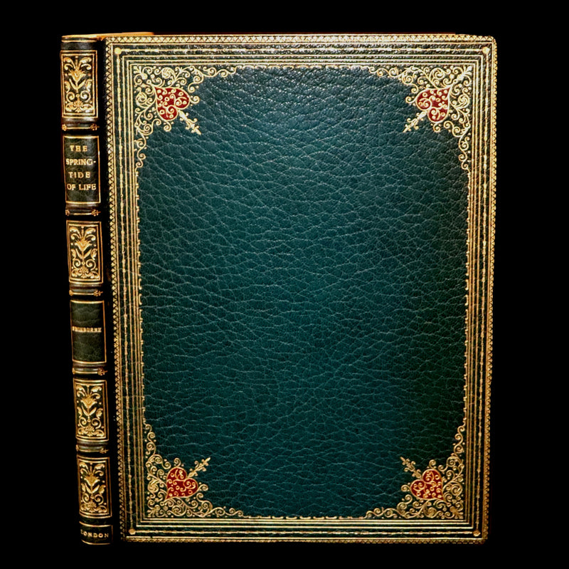1918 Rare Book in a beautiful binding - The Springtide of Life illustrated by Arthur Rackham.